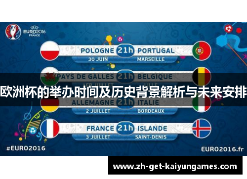 欧洲杯的举办时间及历史背景解析与未来安排